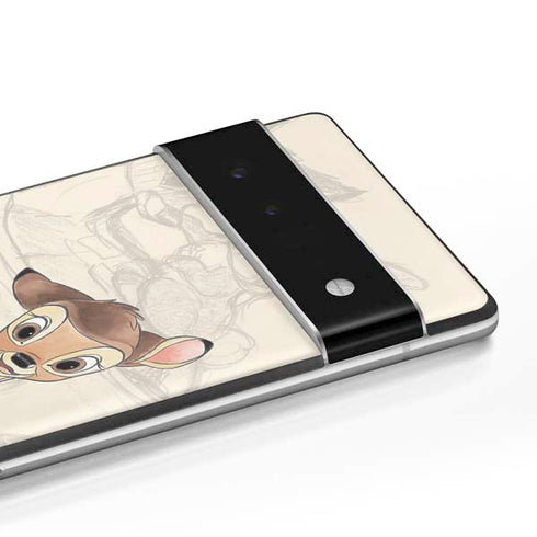 Disney Bambi Sketched Portrait Google Pixel 6 Skin
